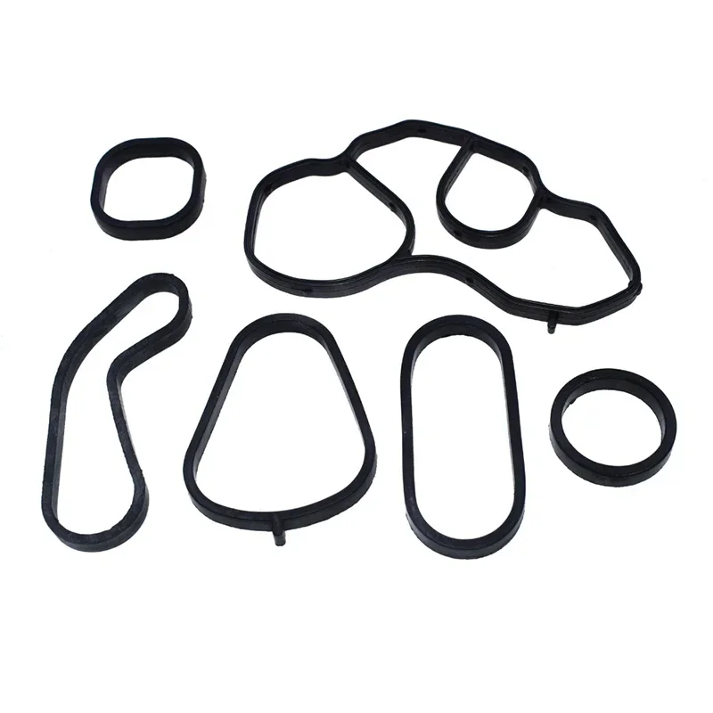 

11428643747 11428643758 1103P9 Oil Cooler Gasket Seal And Filter Housing Gasket Set For 2007-2016 Mini Cooper