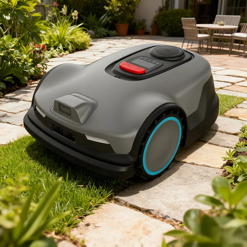 

2025 Высококачественный робот-газонокосилка с ИИ, самоходный, с автоматической зарядкой, интеллектуальный, для сада, с GPS