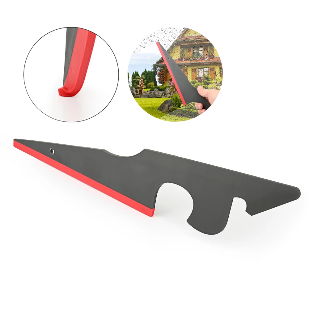 

FOSHIO TPU Rubber Edge Squeegee Tool Carbon Film Wraps Sticker Installing Window Tint Glass Cleaning Scraper Water Remover Wiper