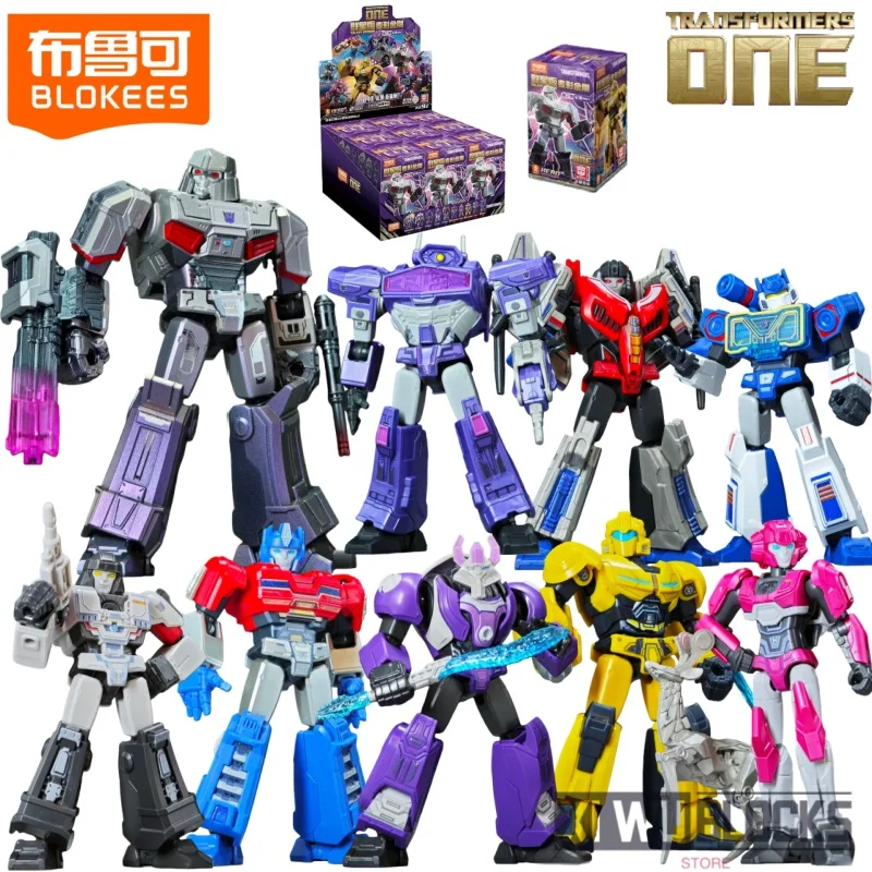 BLOKEES Klocki Konstrukcyjne Transformers One Shockblast Megatron Soundwave Ruchomy Model Do Składania Kolekcjonerskie Ozdoby Zabawka Prezent