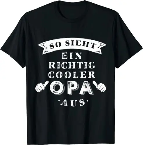 Neu Herren So Sieht Ein richtig Cooler Opa aus Großvater Premium T-shirt