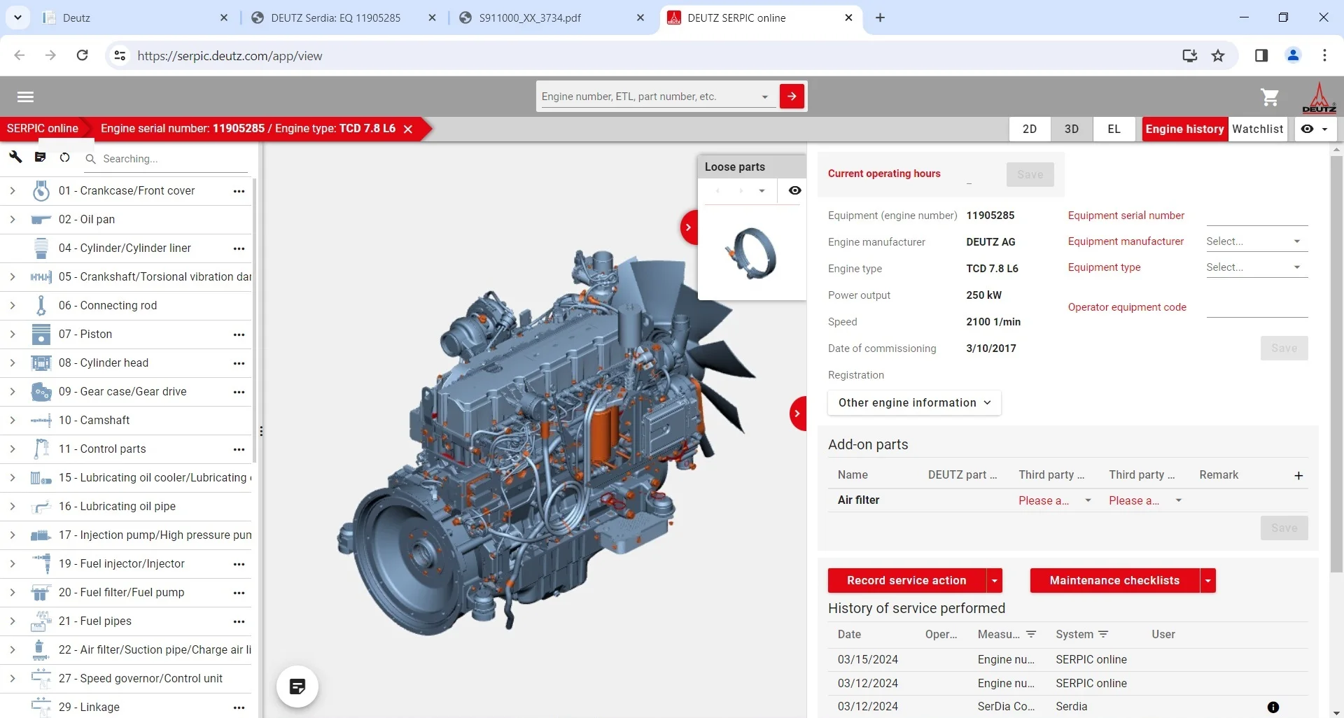 

Каталог онлайн-запчастей AutoDVD DEUTZ SERPIC 2025л