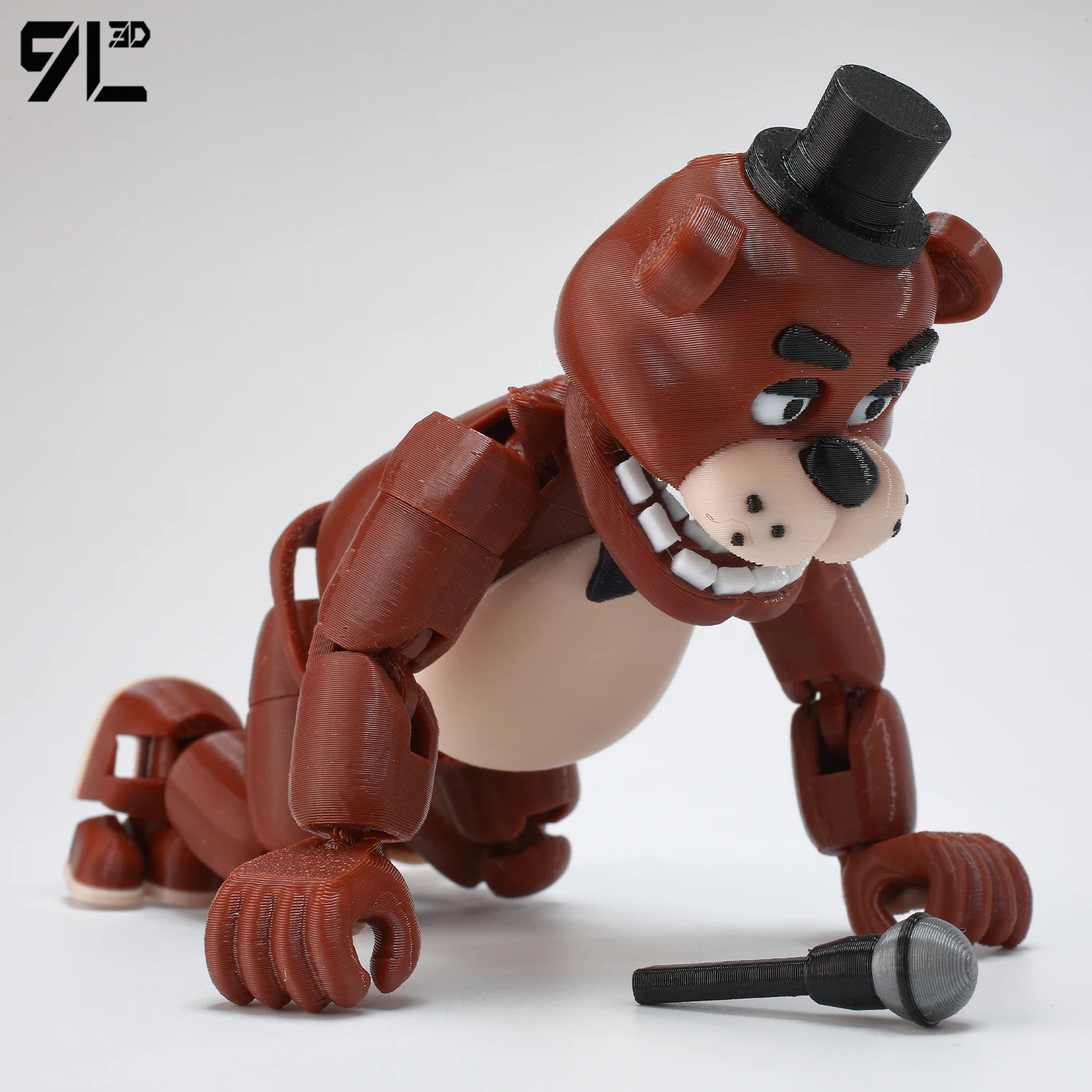 9L3D Dummy13 Lucky13 Bären-Actionfigur Spielzeug Vollbewegliches Anime-Modell Stressabbau Desktop-Dekoration Horror-Spiel Sammlerstück