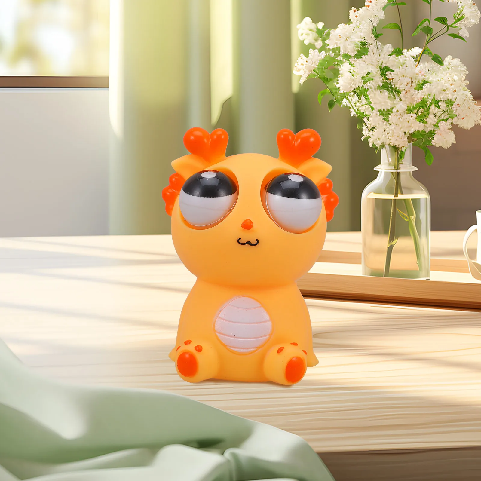 ظهرت عيون ضغط مرونة تململ الإجهاد الإغاثة لمكتب المنزل السفر الاطفال الضغط الجدة مضحك الحيوان هدية #6