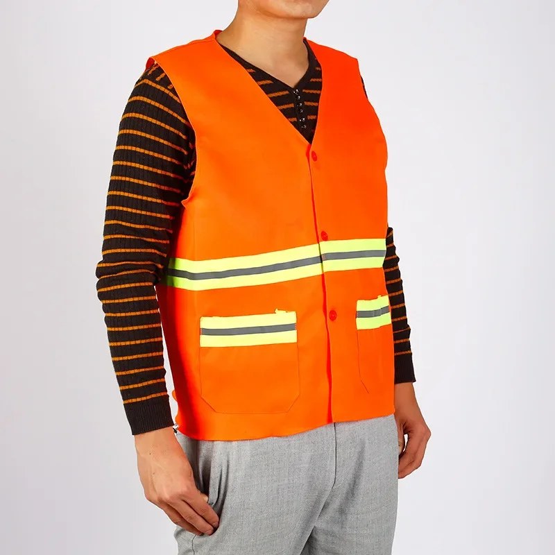 Reflective Safety Vest High Visibility Construction Work Uniforms Logo Printing