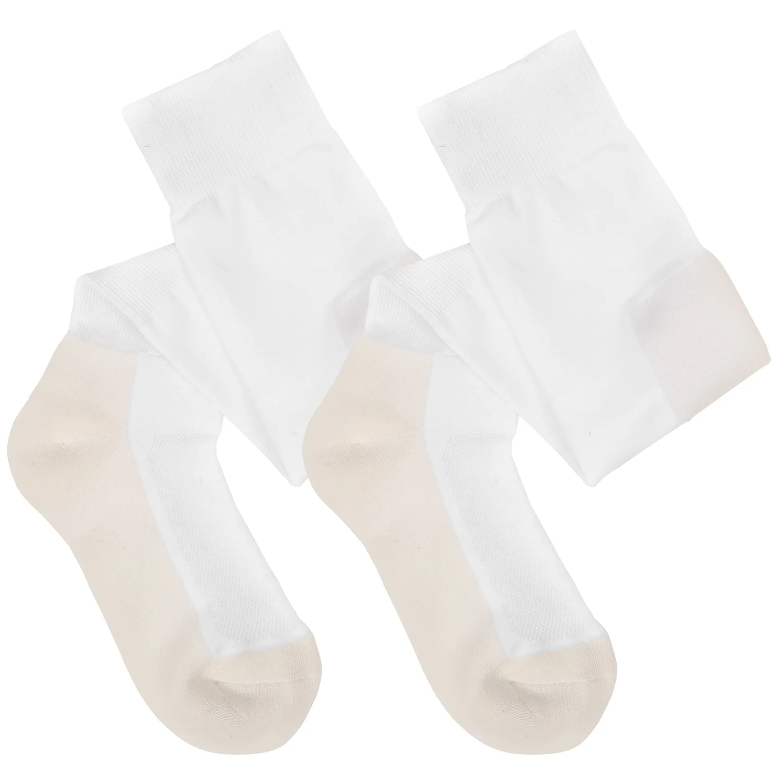 Fencing Socks White Football Soccer Men Sports Running Tube Cotton for Knee High Man