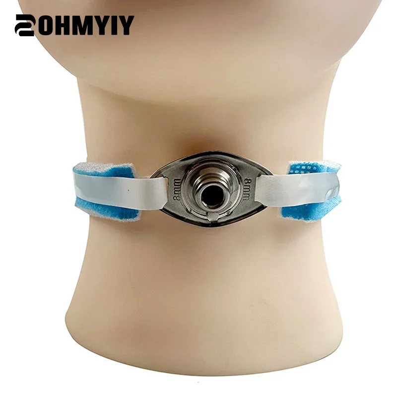 

Tracheostomy Tube Collar Tracheostomy Tube Holder Hook And Loop Closure Reusable Tracheostomy Ties For Post Neck Surgery