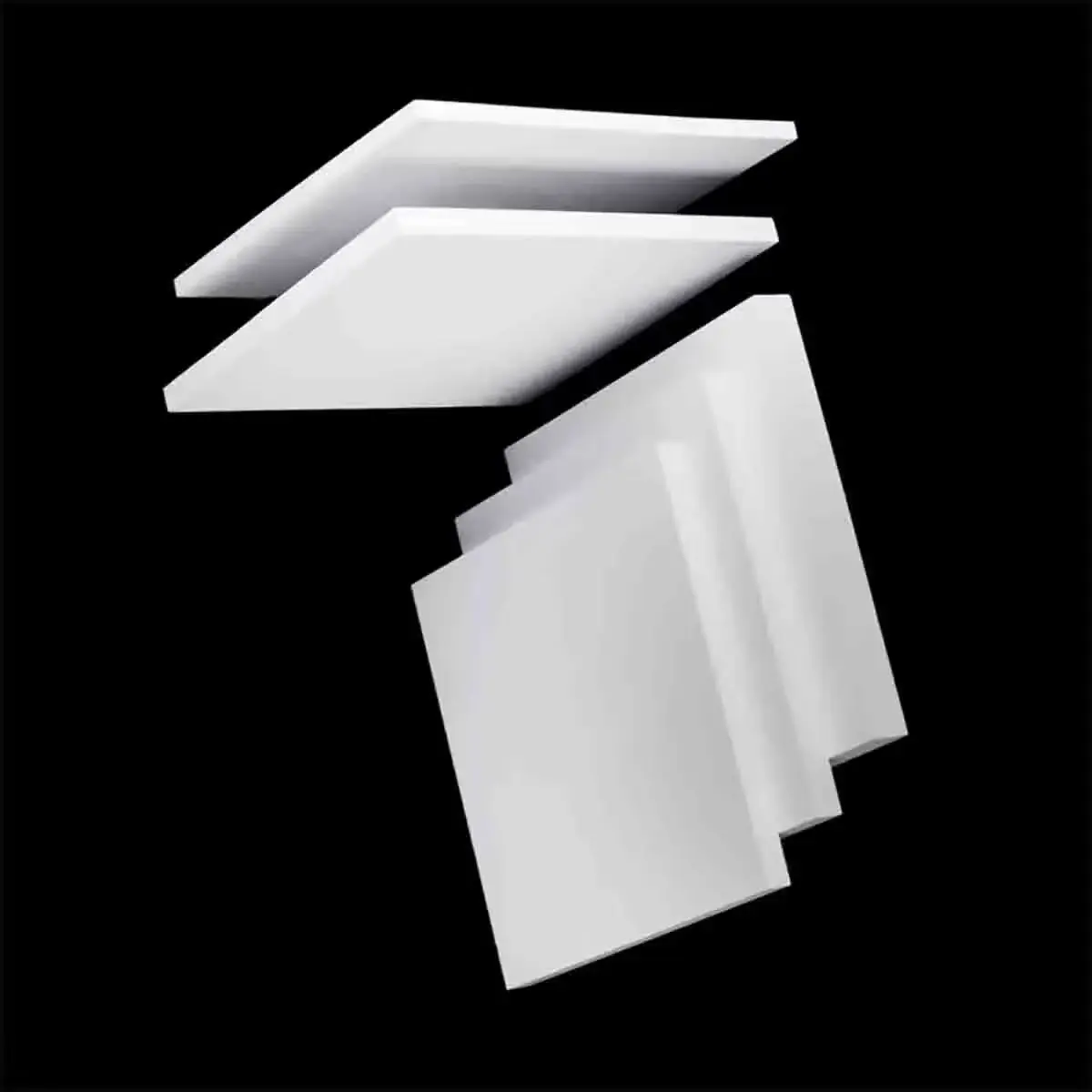 

PTFE Board PTFE Sheet Plate Block Polytef Plate Anti-Corrosion Machining Model Processing Materials Multiple Size 0.2-30m