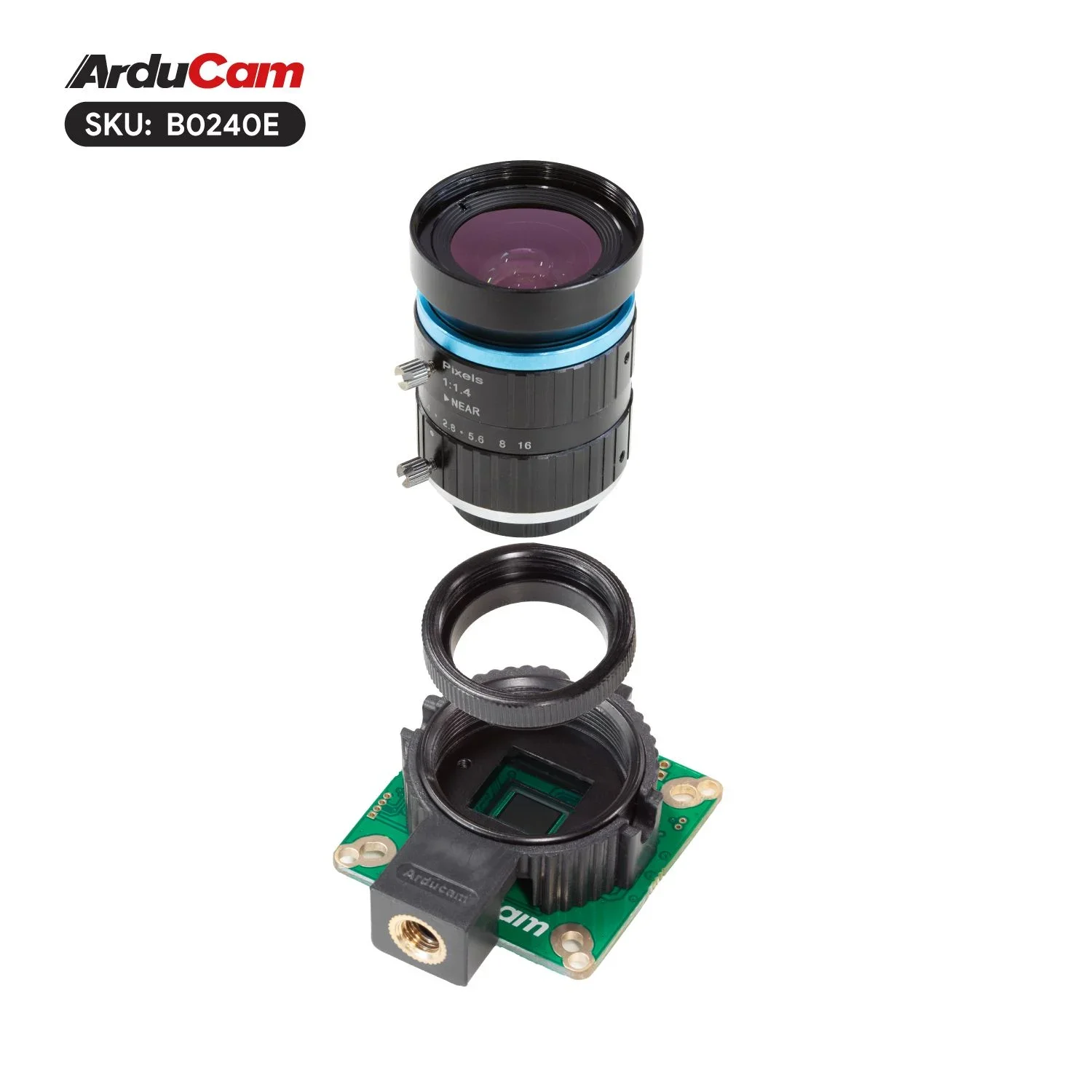 Chipboard Arducam Imx477 12.3mp Camera Module for Pi, C/cs Mount Lens Support, Mipi Csi-2 Interface, Tripod Adapter