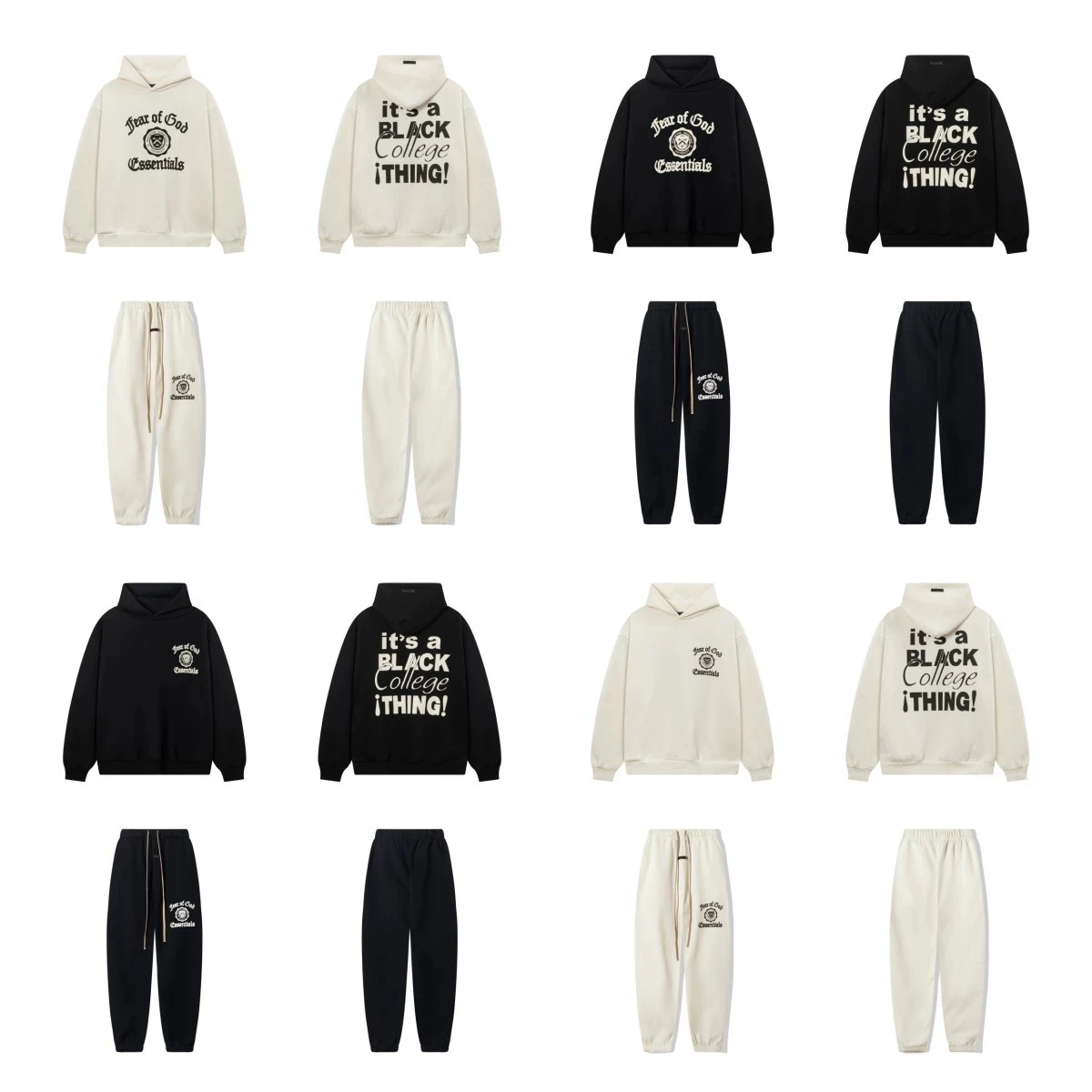 

Gothic Sle Letter Logo Print Fce Hooded Sweatirt And Pants Set Men's Casual Sportswear Long Sve Autumn Collection
