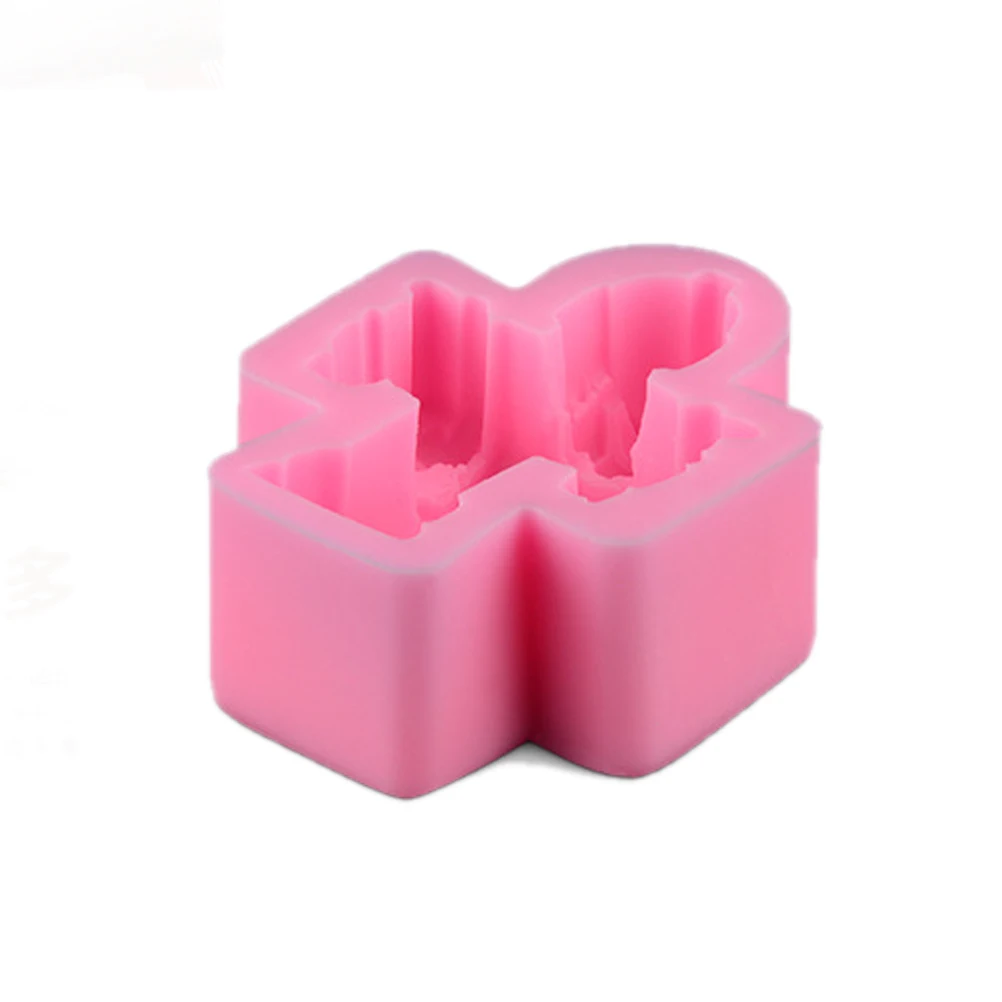 

3D Robot Shape Silicone Fondant Mold DIY Decorating Supplies Tool for Cake Pudding Chocolate Soap Polymer Clay