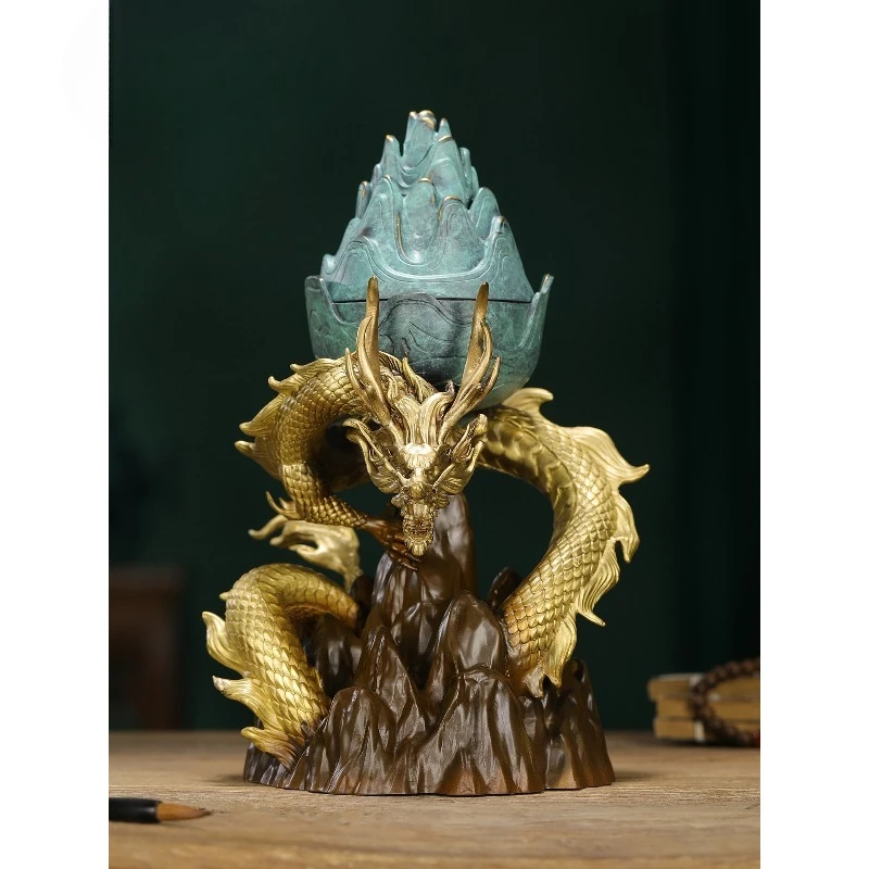 

Brass incense burner ornament home decoration living room office