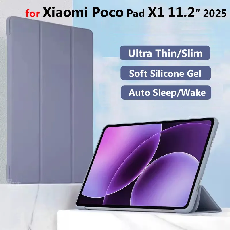 

for Huawei Matepad 11.5 S 2026 11.5 Inch BTKR-W00 2025 Air11.5 Inch SE 11Inch 2024 Silicone TPU GEL Leather Case Tablet Cover