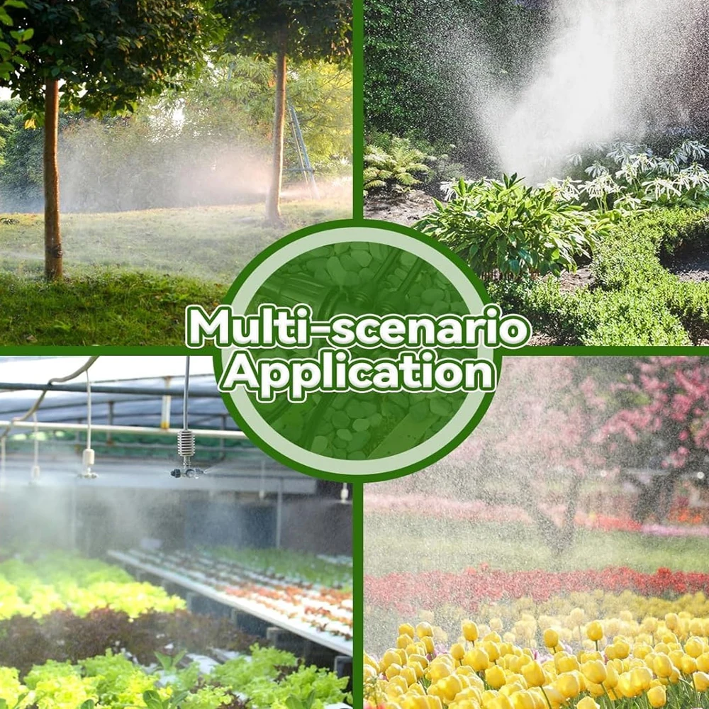 6-Way Barbed Connector Barbed Lock Irrigation Connector Watering System Robust Construction Versatile Compatibility