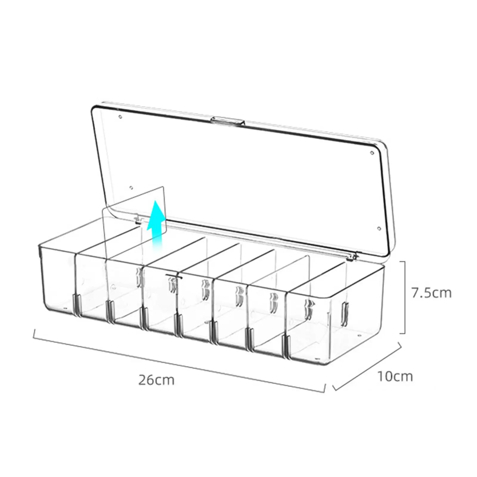 Card Deck Box Storage Game Card Boxes Protective Acrylic Card Holder Display