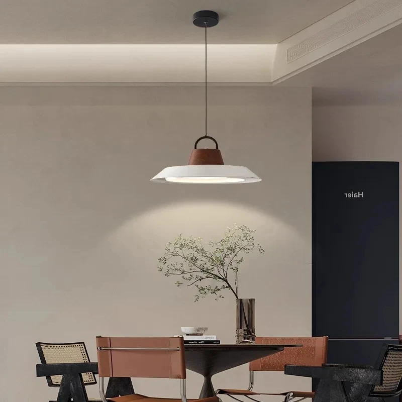 

Modern Simple Dining Room Kitchen Decor Hanging Lamp Nordic Creative LED Ceiling Chandeliers Bedroom Study Room Lighting Fixture