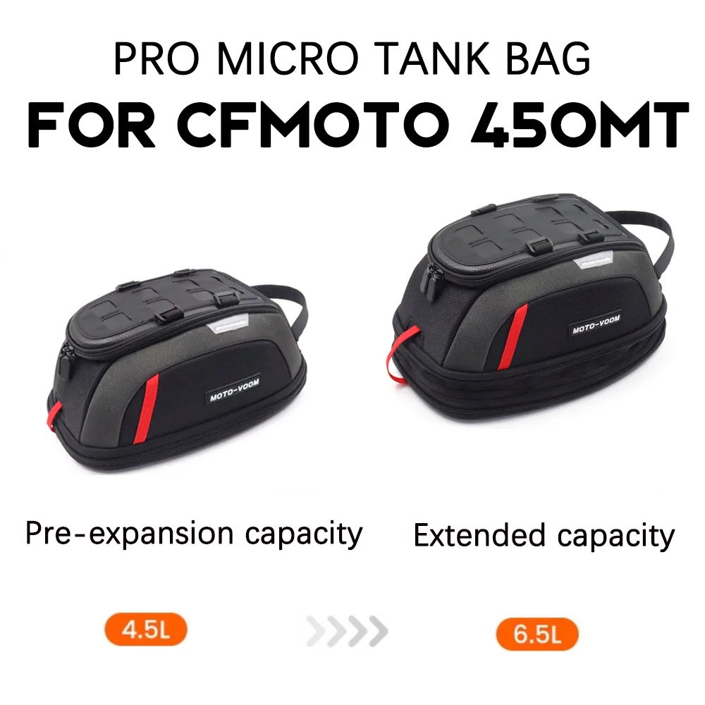

450MT PRO Micro Tank Bag for CFMOTO MT450 Accessories Motorcycle Fuel Tank Bag IBEX450 450IBEX Quick Release Fuel Tank kits