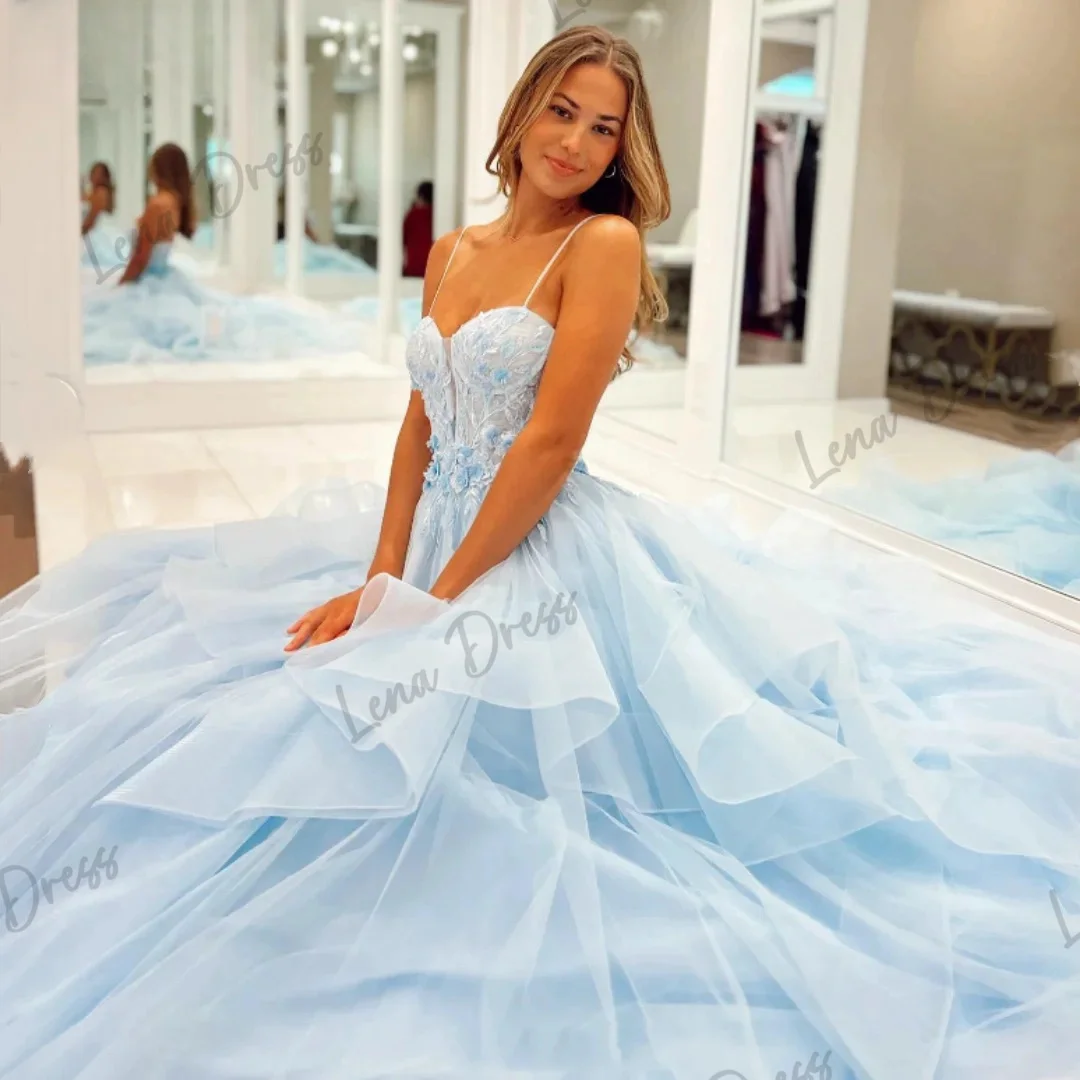 

Lena Organza Wedding Dress Es Sky Blue Evening Dresses Woman Elegant Party Dresses for Women Luxury Evening Dresses 2024 Line A