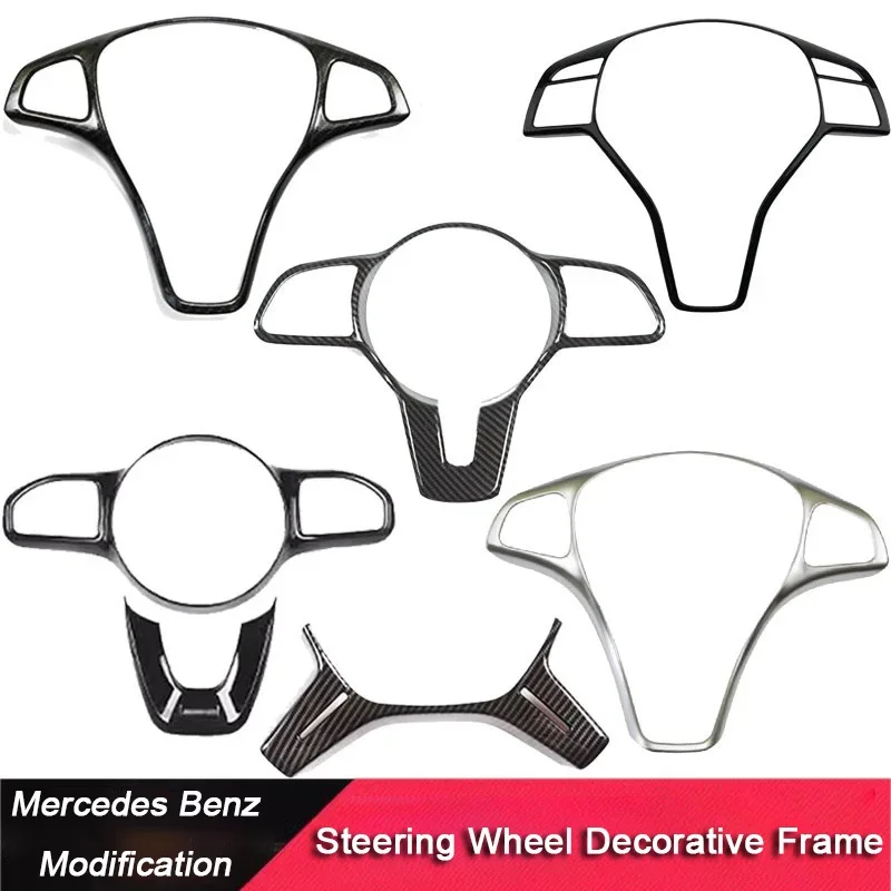 

For Mercedes Benz A W176 B W246 C W204 E W212 W207 GLK X204 GLA W156 CLA W117 CLS W218 Steering Wheel Frame Center Cover Panel