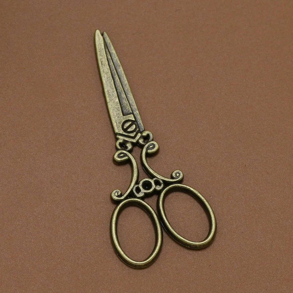 

20 шт. подвесок-ножниц для парикмахеров, брелоки из сплава, аксессуары для изготовления ювелирных изделий своими руками, для ожерелий и браслетов, бронзовые, стильные, уникальный подарок