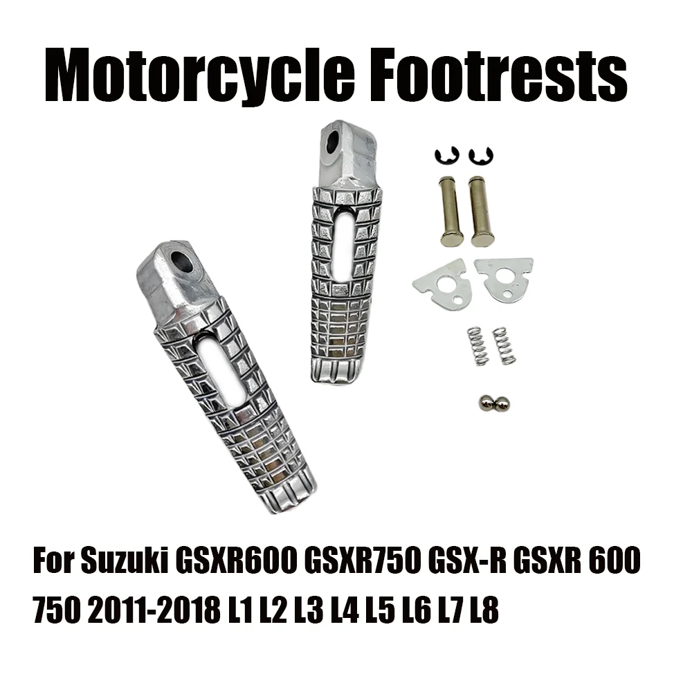 

For Suzuki GSXR600 GSXR750 GSX-R GSXR 600 750 2011-2018 L1 L2 L3 L4 L5 L6 L7 L8 Motorcycle Rear Footrests Foot Pegs