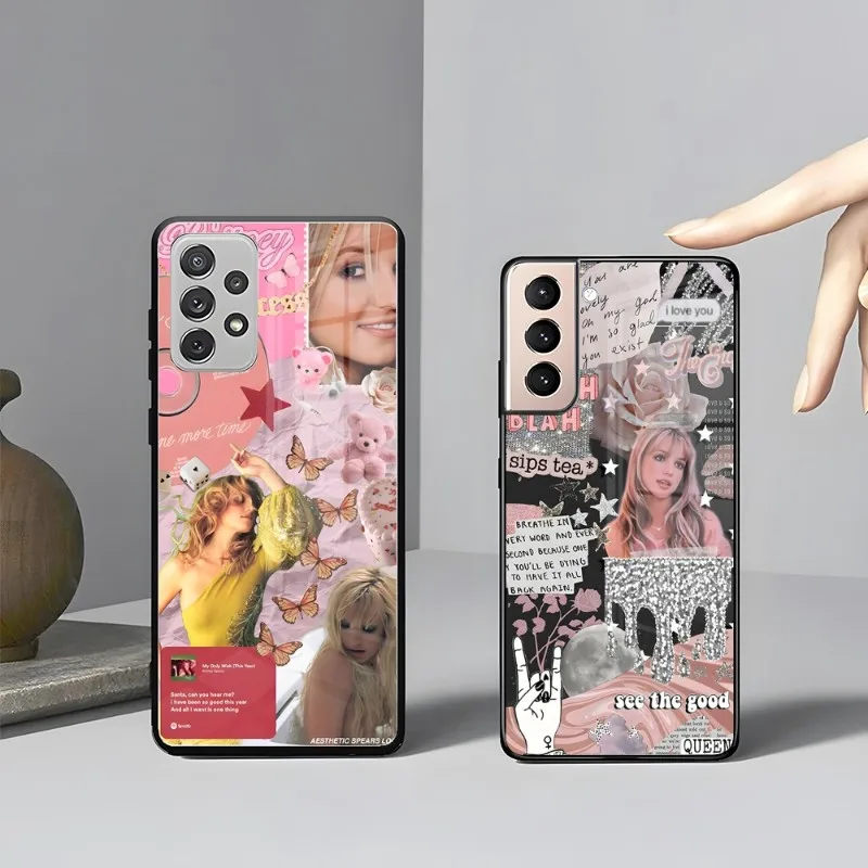 Actor Britney Spears Phone Case Samsung A54 S23 S21 S22 Ultra A 42 34 32 52 51 Note S10 E Plus S20 FE S22 Pro A12 Glass Cover