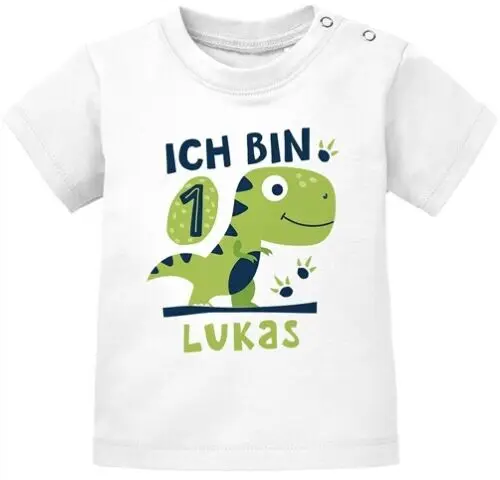 Baby T-Shirt 1. Geburtstag ich bin schon 1 Geburtstagsshirt Geschenk für