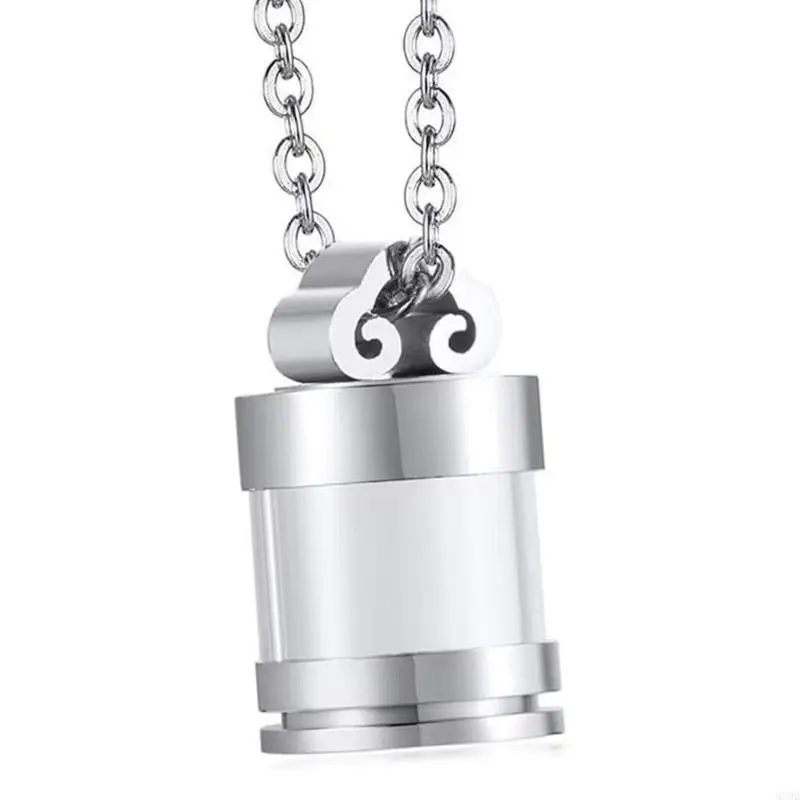 Q39B Memorial Cremation Urn Jewelry Pet Cremation Jewelry Ashes 목걸이 창조적 인 애완 동물 화장 보석 URN 목걸이