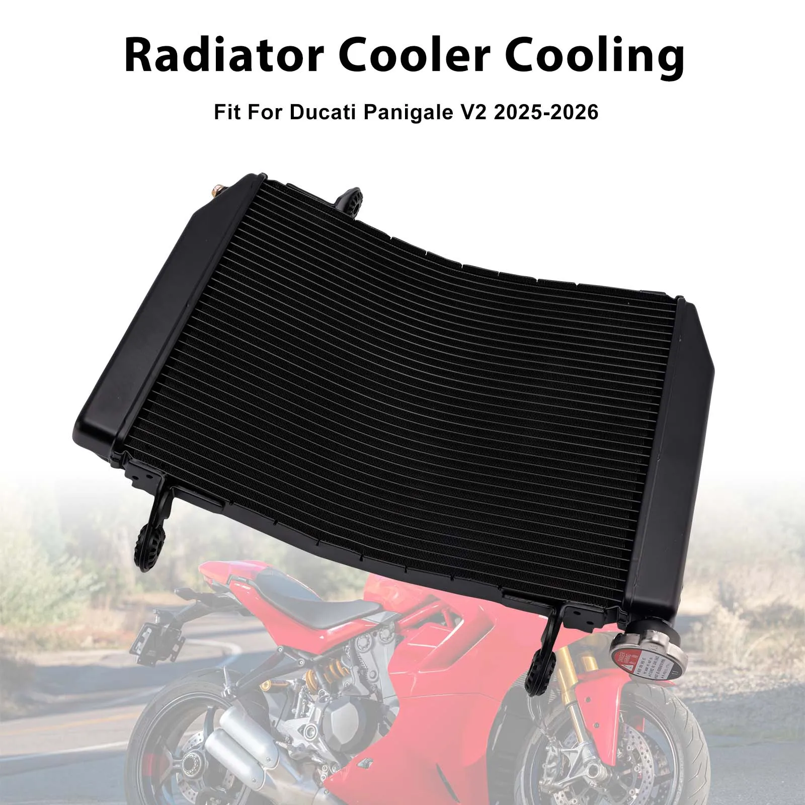 

Topteng Radiator Cooling Engine Cooler Fit For Ducati Panigale V2 2025-2026