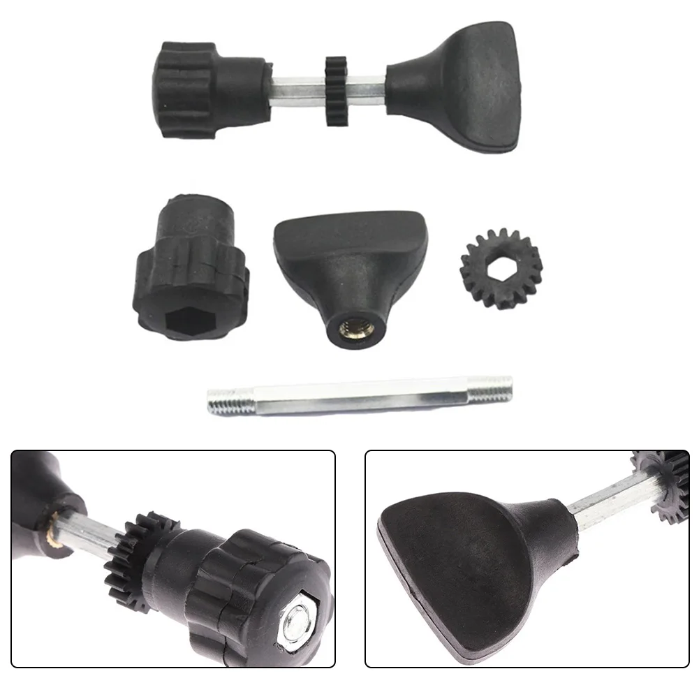 2Pcs Wooden Router Base Trimming Milling Machine Base Electric Trimmer Machine Base Gear Screw Metal + Plastic