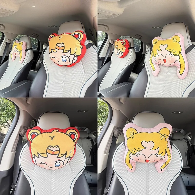 

Сейлор Мун Цукино Усаги пара автомобильная подушка для шеи персонажи аниме для мужчин и женщин автомобильная подушка для шеи милая подушка для сиденья подарки на день рождения