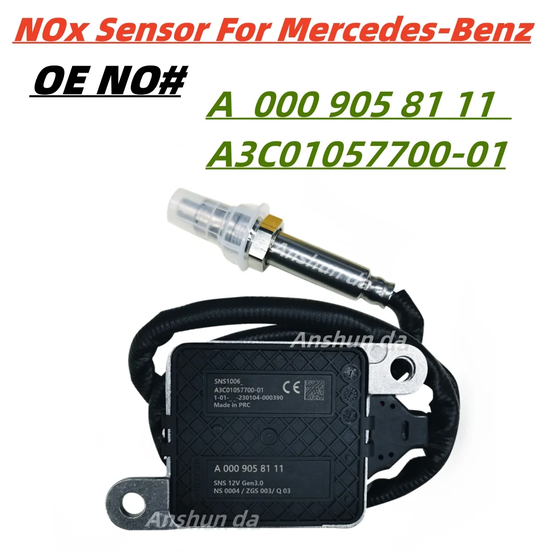 A0009058111 A3C01057700-01 Nitrogen Oxygen Sensor NOX Sensor  For Mercedes-Benz W164 W166 W205 W212 W221 W222