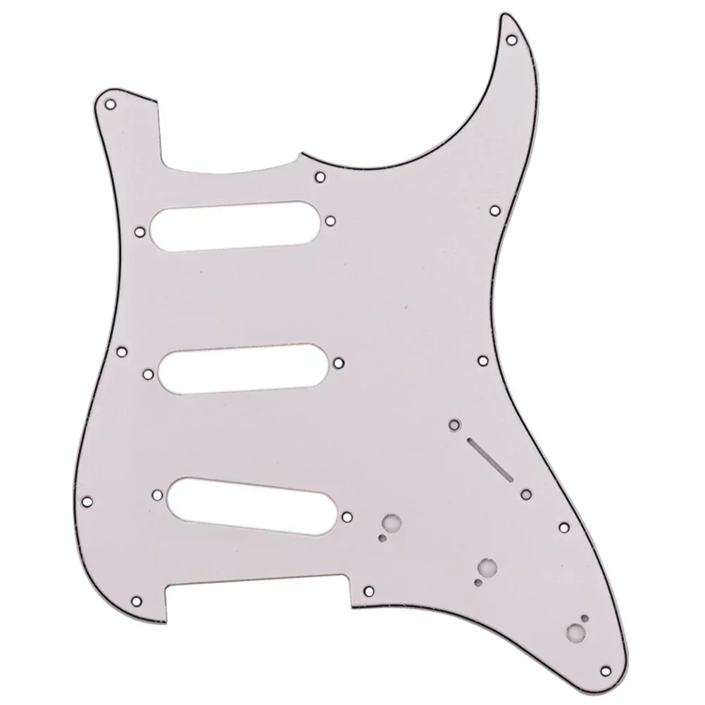 Peças de reposição Scratch Plate Guitar Pickguard, Guitarras Strat, SSS, 11 furos, Peças de reposição