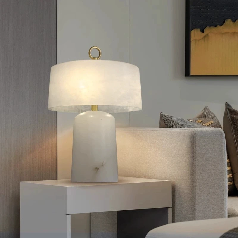 Bedroom Bedside Designer Table Lamp Postmodern Light Luxury Creative Table Lamp Scandinavian Marble Table Lamps