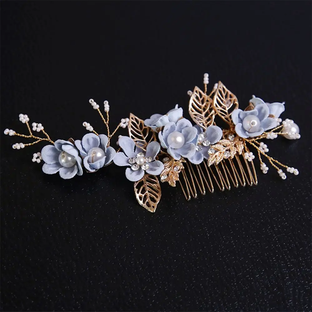 

Alloy Fashion Bridal Handmade Flower Headpiece Bridal Hair Accessories Hair Jewelry Hair Comb Wedding Headwear