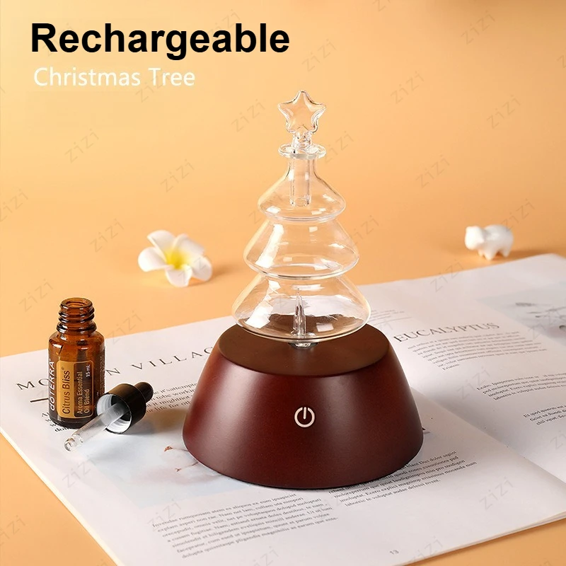 Cold Fragrance Device Solid Wood Aroma Diffuser Anhydrous Negative Ion Pure Essential Oil Atomization Aromatherapy Machine