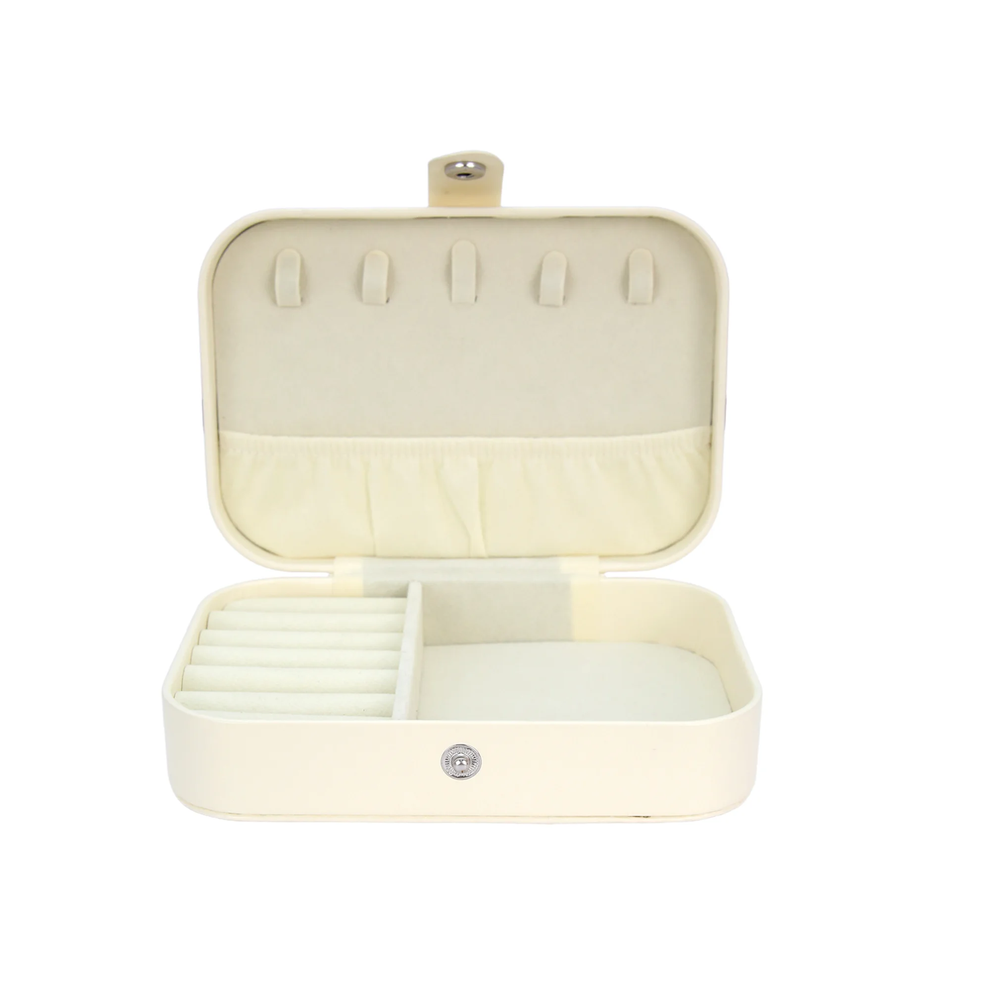 

High End Jewelry Storage Box Large Capacity Gold Earrings Studs Necklaces Rings Luxury Makeup Bag Can put Coins