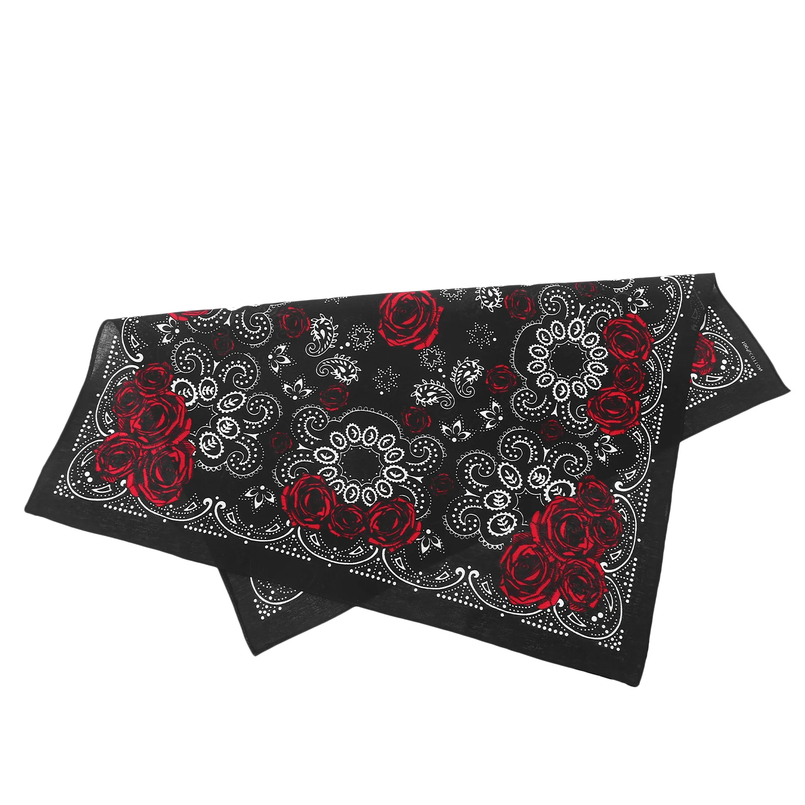 Printed Headscarf Cotton Bandanas for Men Turban Black Headband Bike Bandannas Man Miss