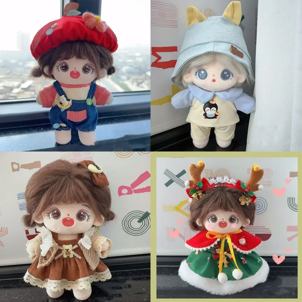 Cute Doll Lovely Clothes 6 Styles With Cartoon Headband Accessories Doll Skirt Fashion Dresses Skirt