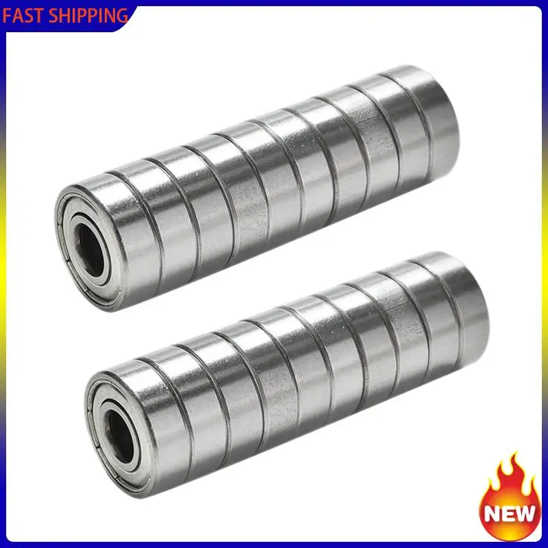 Especial 75Pcs 608 ZZ Ball Bearings, 608Zz Metal Double Shielded Miniature Deep Groove Skateboard Ball Bearings(8Mm X 22Mm X 7Mm