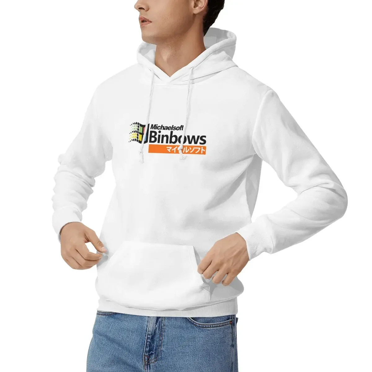 Michaelsoft Binbows Hoodies Men Women Casual Pullover Sweatshirt Hip Hop Long Sleeve Clothing Autumn Winter