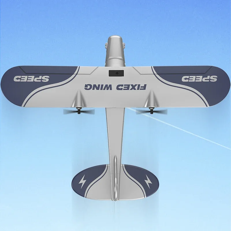 Planador transfronteiriço 2.4G TY9 RC com LED modelo de avião RC robô elétrico menino brinquedo drone profissional