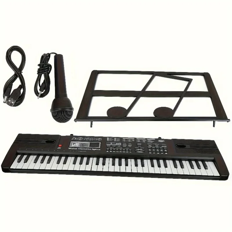 New 61 Key Electronic Piano Early Education Toy for Boys and Girls Beginner Portable Keyboard Instrument