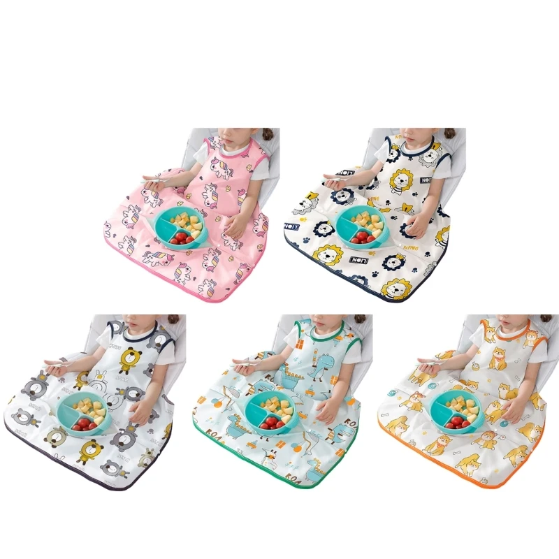 Toddler Smock Spill Proof Toddlers Feeding Bibs for Indoor & Outdoor Use Gift