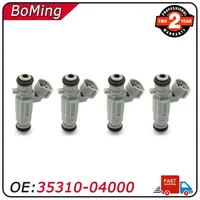 35310-04000 nueva boquilla de inyector de combustible para coche compatible con Hyundai i10 2016 Kia Picanto Mk2 1.0L 3531004000 35310 04000 4 unids/lote