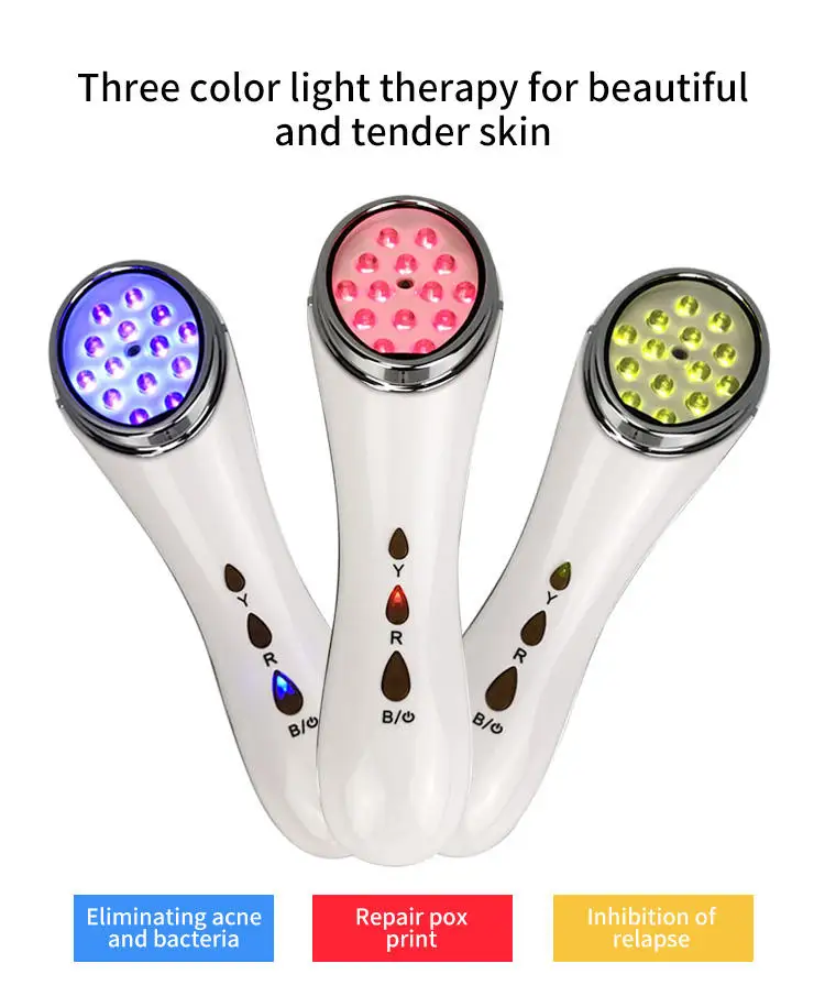 Radio Frequency Facial LED Photon Skin Care Device Face Lifting Tighten Wrinkle Removal Eye Care RF Skin Tightening Machine