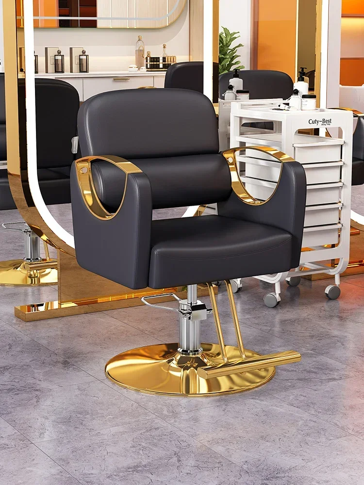 Simple Barber Chair Aesthetic Shampoo Hairdressing Lounges Chair Stylist Reclining Sedia Barbiere Salon Equipment Furniture