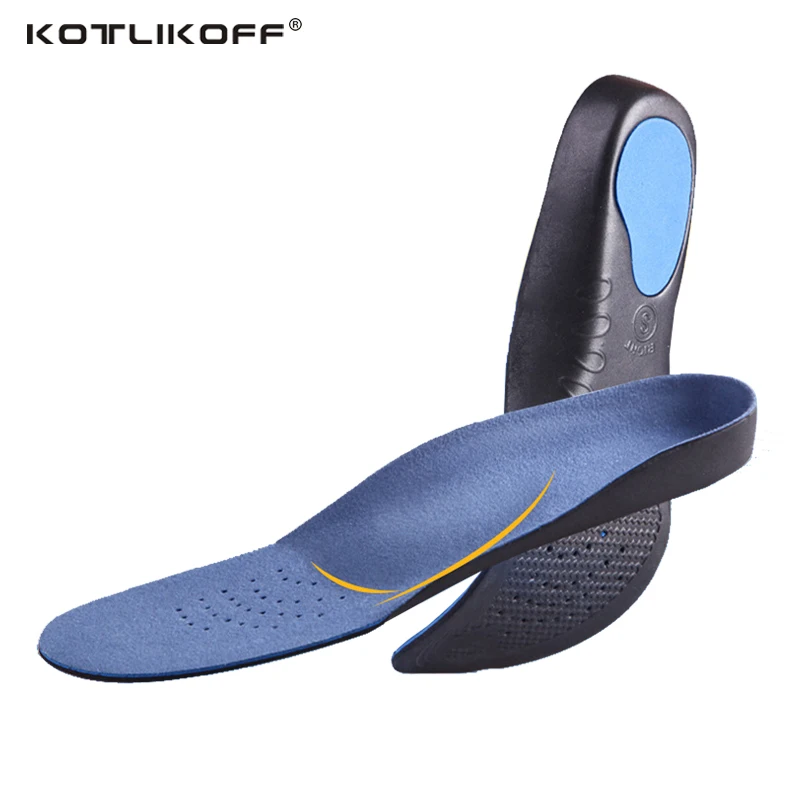 KOTLIKOFF Orthopedic Insoles For Flat Feet Arch Support Inserts For Men/Women Running Light Shoe Pads Relieve Plantar Fasciitis