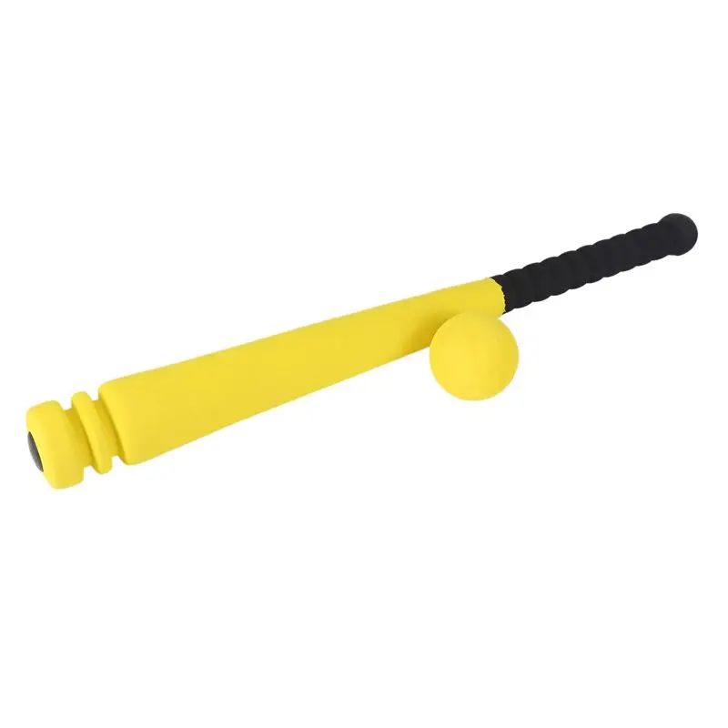 HOES-5X Foam Baseball Bat With Baseball Set For Children Age 3 To 5 Years Old,Yellow