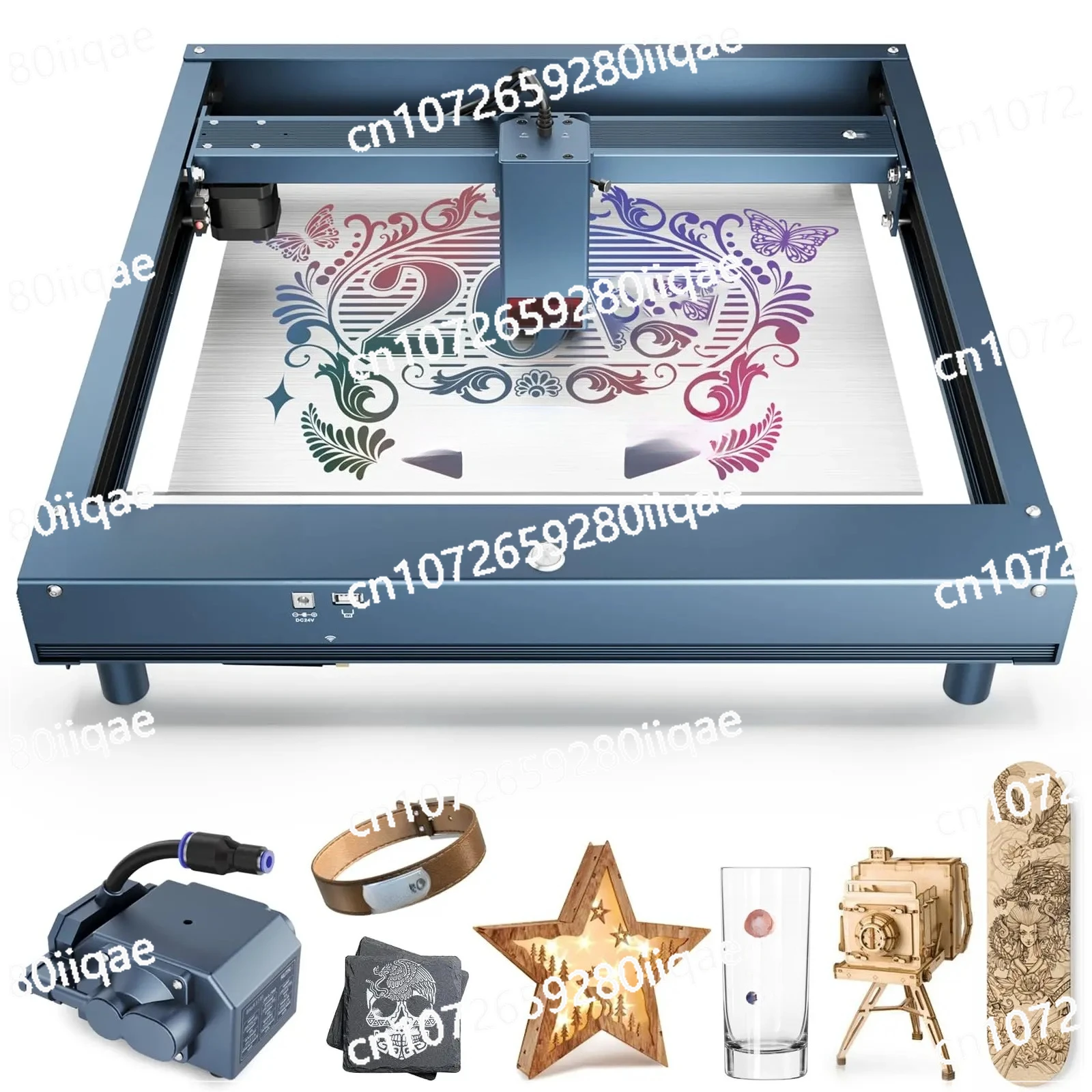 

H10 Engraving Machine with Assist 20W Output Power Cutter Engraver App Offline Control for Wood Metal Acrylic